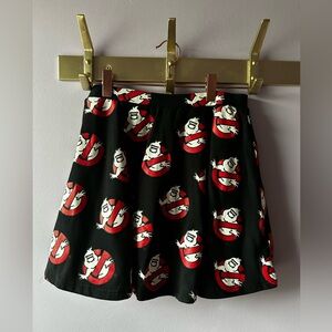 Fingercroxx Black Ghost Busters Skirt Size S